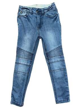 Art Class Moto Jeans Super Skinny Ribbed Knee Stretch Denim Size 5